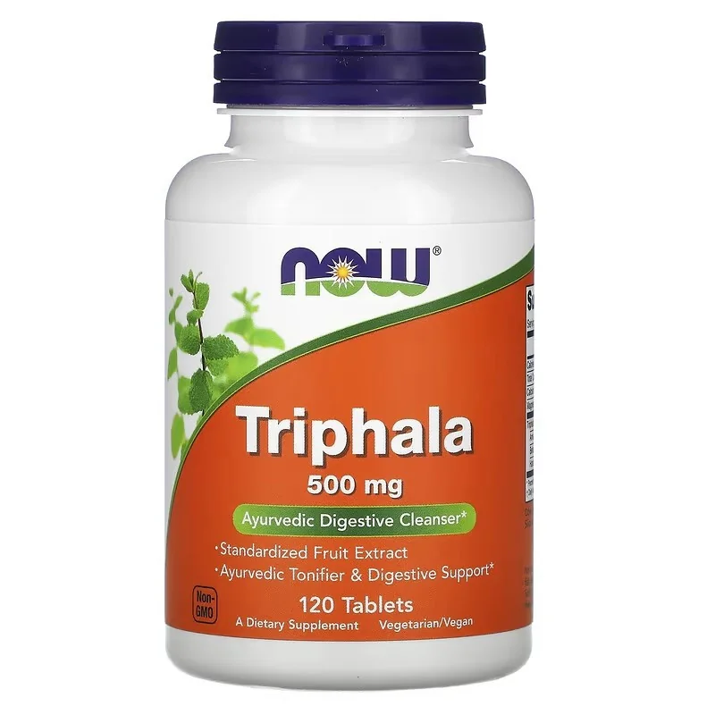 Triphala, 500mg - 120 tablets - NOW Foods