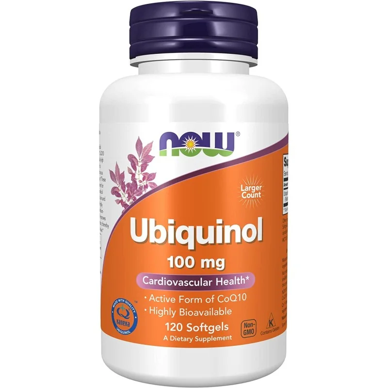 Ubiquinol - 100mg - 120 softgels - NOW Foods