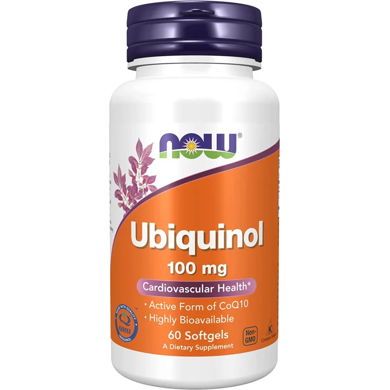 Ubiquinol - 100mg - 60 softgels - NOW Foods