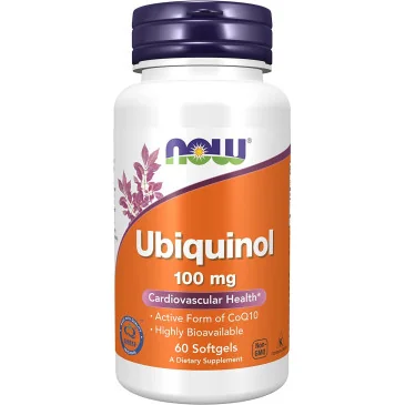 Ubiquinol - 100mg - 60 softgels de NOW Foods pas cher - Nutriwellness
