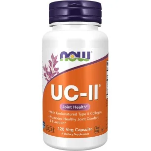 UC-II Undenatured Type II Collagen - 120 vcaps de NOW Foods pas cher