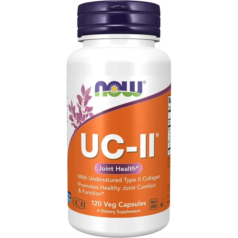 UC-II Undenatured Type II Collagen - 120 vcaps - NOW Foods
