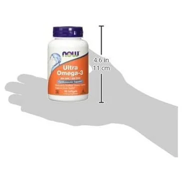 Ultra Omega-3 - 90 softgels de NOW Foods pas cher - Nutriwellness