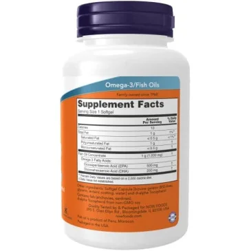 Ultra Omega-3 - 90 softgels de NOW Foods pas cher - Nutriwellness