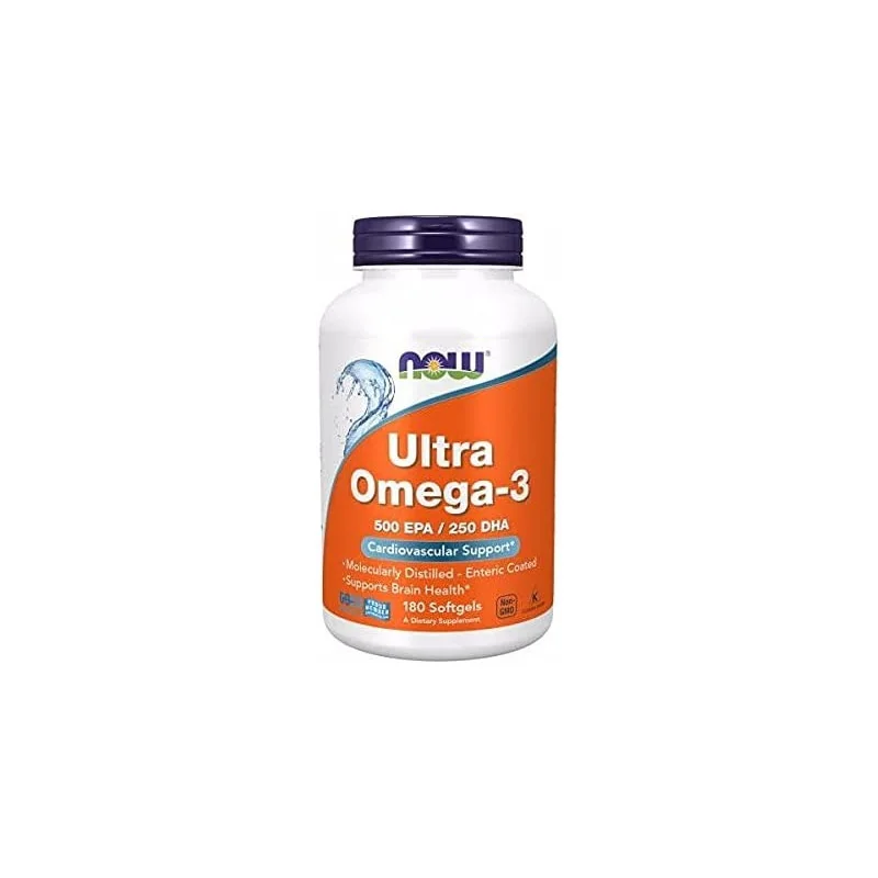 Ultra Omega-3 - 180 softgels - NOW Foods