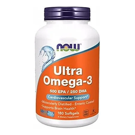 Ultra Omega-3 - 180 softgels de NOW Foods pas cher - Nutriwellness