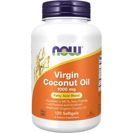 Virgin Coconut Oil, 1000mg - 120 softgels - NOW Foods