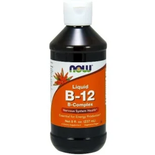 Vitamin B-12 Liquid B-Complex - 237 ml de NOW Foods pas cher