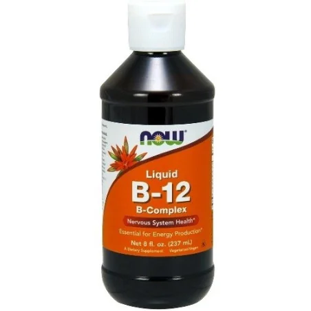Vitamin B-12 Liquid B-Complex - 237 ml de NOW Foods pas cher