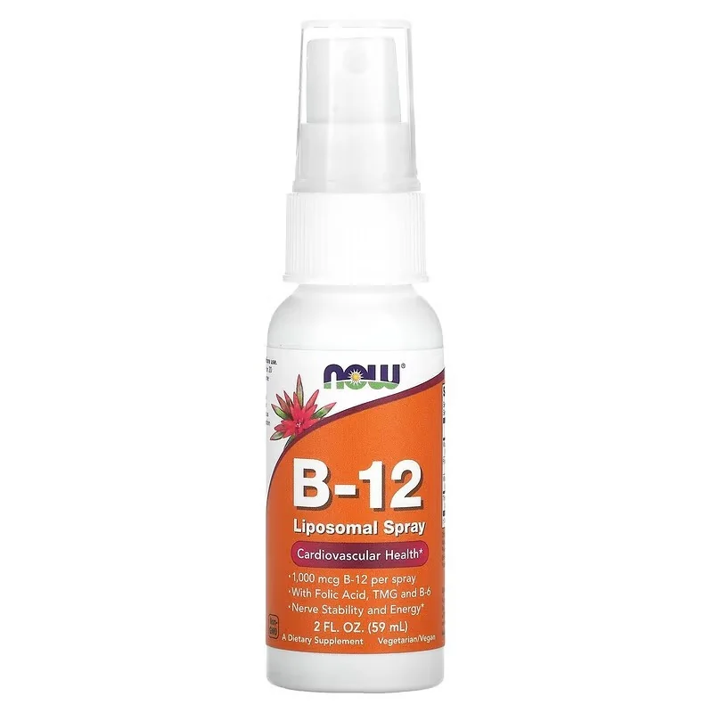 Vitamin B-12, Liposomal Spray - 59 ml - NOW Foods
