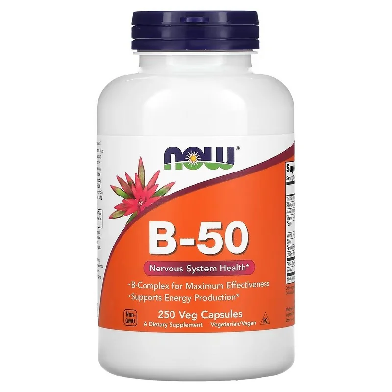 Vitamin B-50 - 250 vcaps - NOW Foods