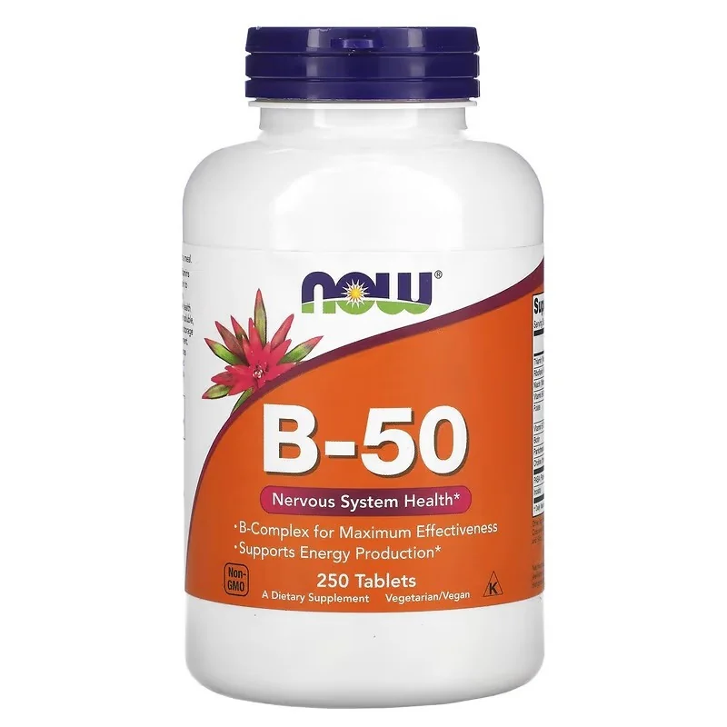 Vitamin B-50 - 250 tablets - NOW Foods