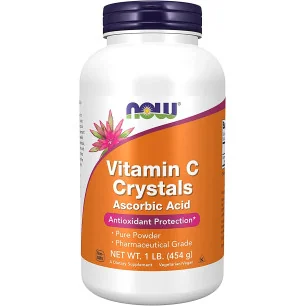 Vitamin C Crystals (454g) de Now Foods - Nutriwellness