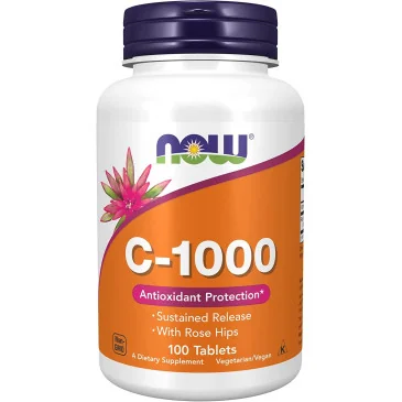 Vitamin C-1000 with Rose Hips - Sustained Release de NOW Foods