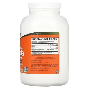 Acacia Fiber Organic Powder - 340 grams - NOW Foods