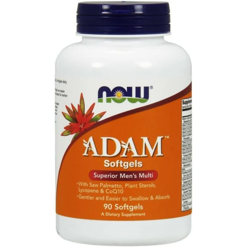 ADAM Multi-Vitamin for Men - 90 softgels - NOW Foods