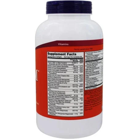 ADAM Multi-Vitamin for Men - 180 softgels - NOW Foods