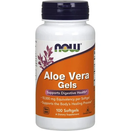 Aloe Vera Gels - 100 softgels de NOW Foods   pas cher - Nutriwellness