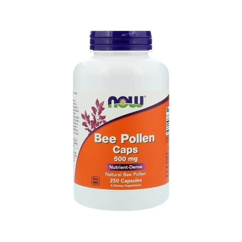 Bee Pollen, 500mg - 100 caps - NOW Foods Bee Pollen, 500mg - 100 caps - NOW Foods