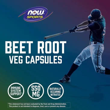 Beet Root Capsules - 180 vcaps de NOW Foods pas cher - Nutriwellness
