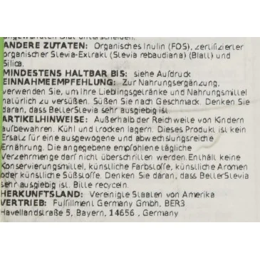 Better Stevia Packets - Organic - 75 packets de NOW Foods pas cher