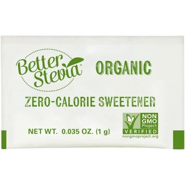 Better Stevia Packets - Organic - 75 packets de NOW Foods pas cher