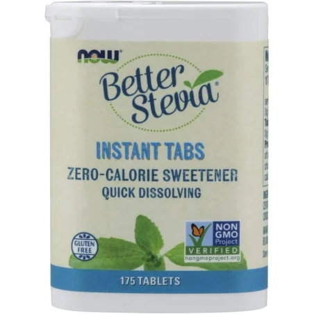 Better Stevia Instant Tabs - 175 tablets de NOW Foods pas cher