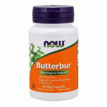 Butterbur - 60 vcaps de NOW Foods pas cher - Nutriwellness