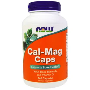 Cal-Mag Caps (240) de Now Foods pas cher - Nutriwellness
