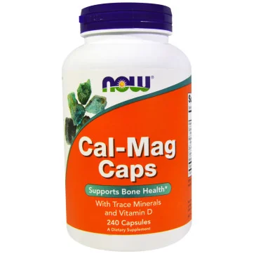 Cal-Mag Caps (240) de Now Foods pas cher - Nutriwellness