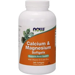 Calcium & Magnesium with Vitamin D3 & Zinc Now Foods  - Nutriwellness