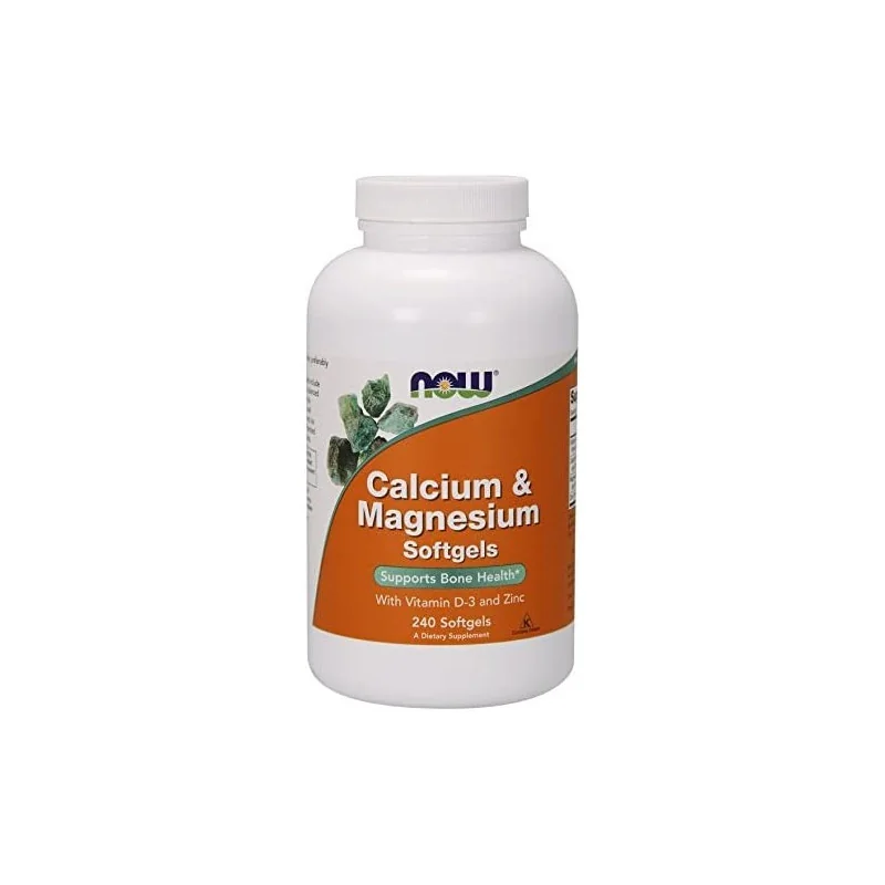Calcium & Magnesium with Vitamin D3 & Zinc (240) - Now Foods