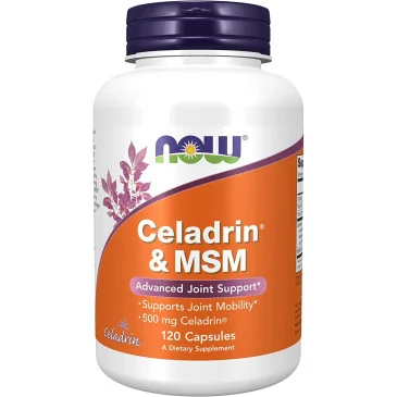 Celadrin & MSM, 500mg - 120 caps de NOW Foods pas cher - Nutriwellness