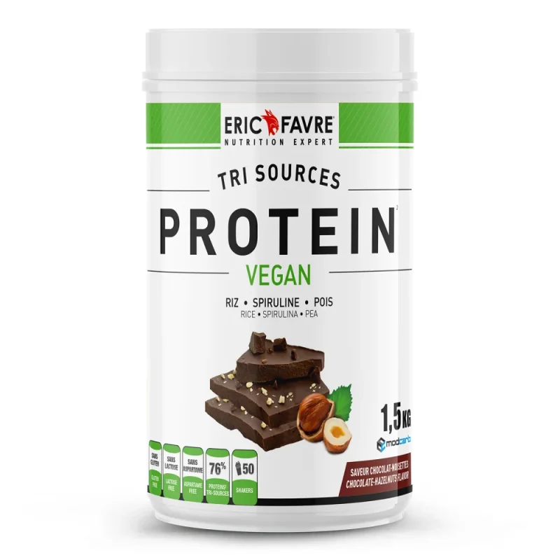 Protéines Vegan 1500g - Eric Favre Protéines Vegan 1500g - Eric Favre