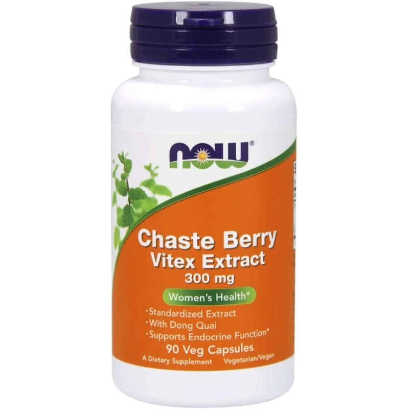 Chaste Berry Vitex Extract, 300mg - 90 vcaps - NOW Foods