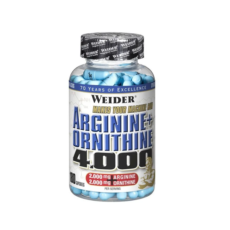 Arginine + Ornithine 4000 - 180 caps - Weider