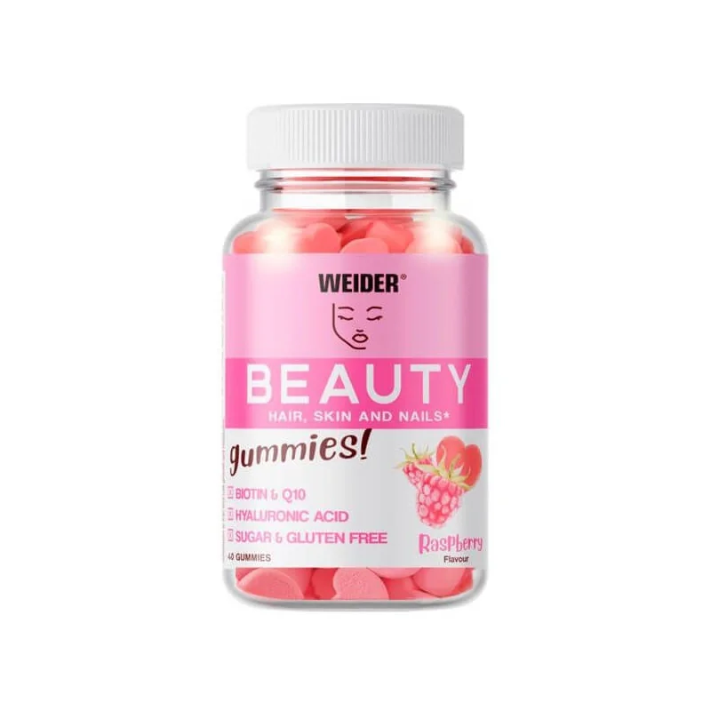 Beauty, Raspberry - 40 gummies - Weider