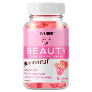 Beauty, Raspberry - 40 gummies de Weider pas cher - Nutriwellness