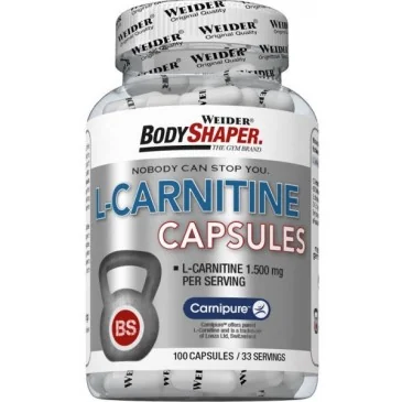 L-Carnitine Capsules - 100 caps de Weider pas cher - Nutriwellness