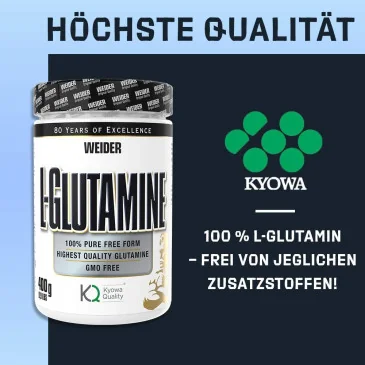 L-Glutamine, 100% Pure Free Form - 400 grams de Weider pas cher