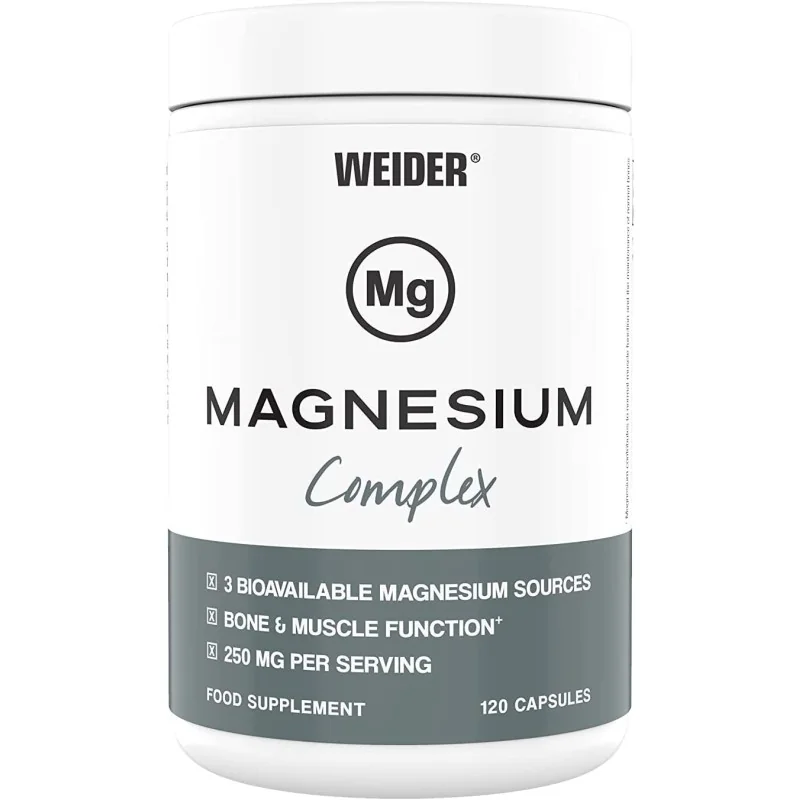 Magnesium Complex - 120 caps - Weider Magnesium Complex - 120 caps - Weider