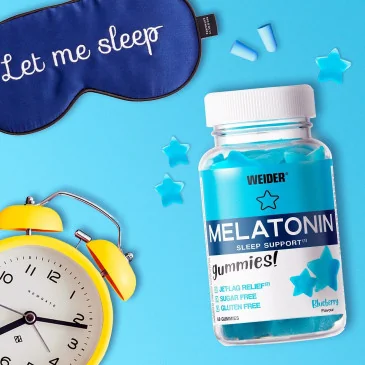 Melatonin, Blueberry - 60 gummies de Weider pas cher - Nutriwellness