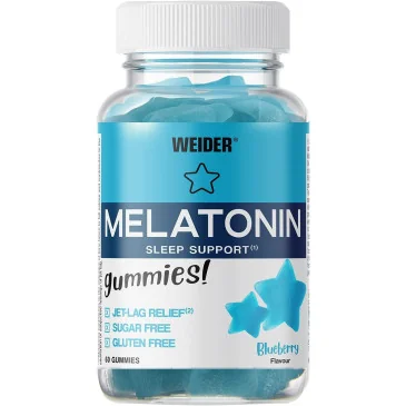 Melatonin, Blueberry - 60 gummies de Weider pas cher - Nutriwellness