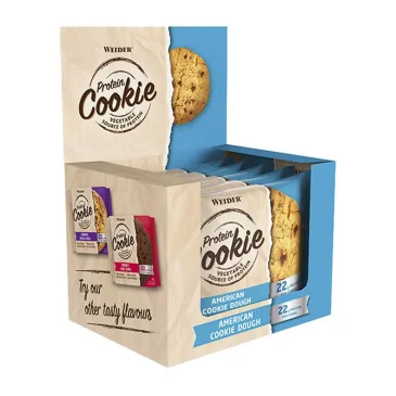 Protein Cookie - 12 x 90g de Weider pas cher - Nutriwellness