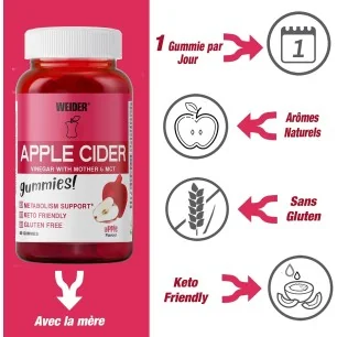 Apple Cider Vinegar Gummies - Weider