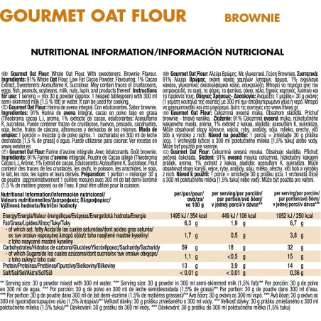 Farine d'avoine gourmet - 1.9 kg - Weider