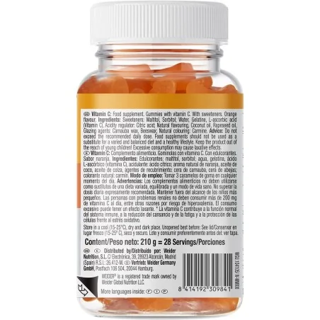 Vitamin C Gummies - Weider