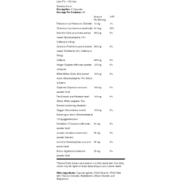 Lean Fix - 120 caps d'EFX Sports pas cher - Nutriwellness