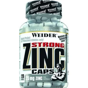 Strong Zinc, 25mg - 120 caps de Weider pas cher - Nutriwellness