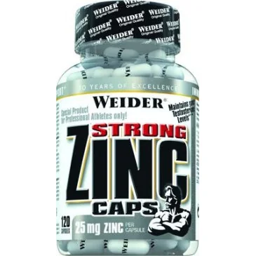 Strong Zinc, 25mg - 120 caps de Weider pas cher - Nutriwellness